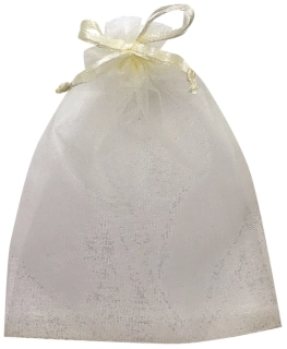 SÁČEK ORGANZOVÝ ŽLUTÝ 7x9 cm