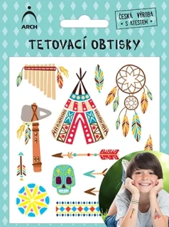 OBTISKY TETOVACÍ INDIÁN 01
