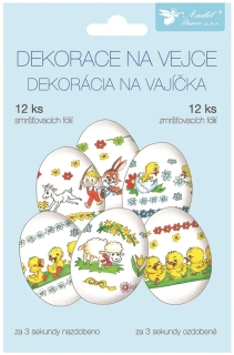 SMRŠŤOVACÍ DEKORACE NA VAJÍČKA TRADIČNÍ MOTIVY