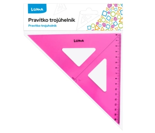 TROJÚHELNÍK S RYSKOU RŮŽOVÝ LUMA