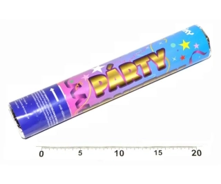 KONFETY VYSTŘELOVACÍ FOLIOVÉ 30CM