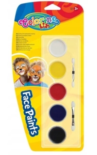 BARVY NA OBLIČEJ SE ŠTĚTEČKEM COLORINO
