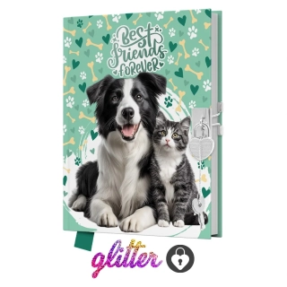 PAMÁTNÍK SE ZÁMKEM ČISTÝ BEST FRIENDS FOREVER
