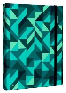 BOX NA SEŠITY A4 S KLOPOU GEOMETRIC
