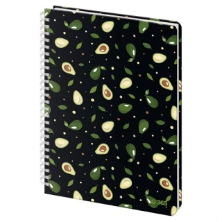 COLLEGE BLOK A5 AVOCADO
