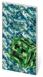 ŠKOLNÍ DIÁŘ ŠKOLÁK CRAFTBOY 2026/27 - ČESKÉ KALENDÁRIUM