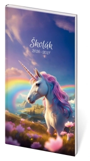 ŠKOLNÍ DIÁŘ ŠKOLÁK MAGIC DREAMS 2026/27 - ČESKÉ KALENDÁRIUM