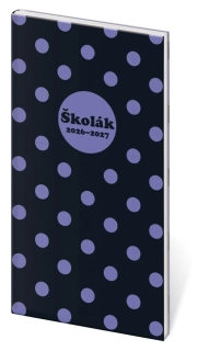 ŠKOLNÍ DIÁŘ ŠKOLÁK CUTE BOW 2026/27 - ČESKÉ KALENDÁRIUM