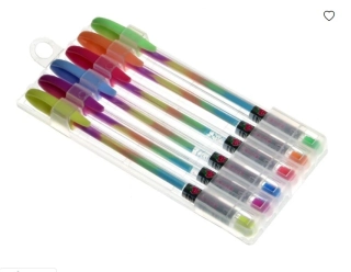 GELOVÁ PERA 6 KS MULTICOLOR