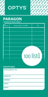 OBCHODNÍ PARAGON 100 LISTŮ