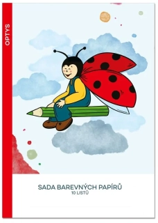 SLOŽKA BAREVNÝCH PAPÍRŮ A3 10 LISTŮ