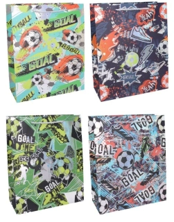 DÁRKOVÁ TAŠKA L 31x41x12 cm FOTBAL MIX