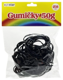 GUMIČKY 50g ČERNÉ