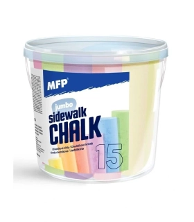 KŘÍDY CHODNÍKOVÉ 15ks V KYBLÍKU MFP