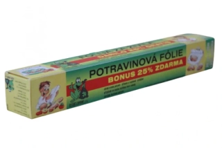POTRAVINOVÁ FOLIE 30 cm x 30 m V KRABIČCE S OSTŘÍM