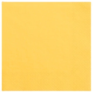UBROUSKY MAKI 33X33 20 ks ŽLUTÉ TMAVĚ