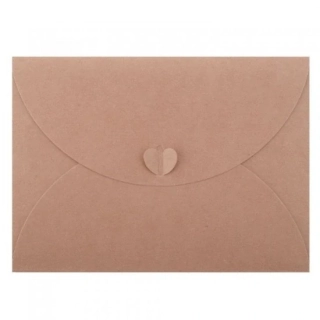 OBÁLKA C5 EKO KRAFT SE SRDÍČKEM 22x16 cm