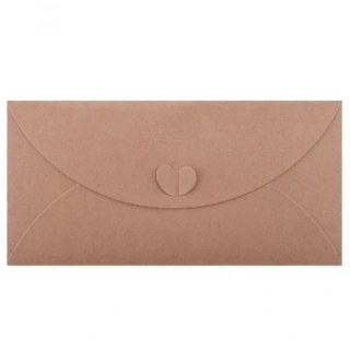 OBÁLKA DL EKO KRAFT SE SRDÍČKEM 22x16 cm