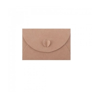 OBÁLKA C7 9x6 cm CM EKO KRAFT SE SRDÍČKEM 22x16 cm