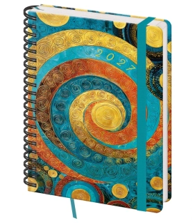 TÝDENNÍ DIÁŘ B6 TWIN SPIRAL S GUNMIČKOU A SPIRÁLOU