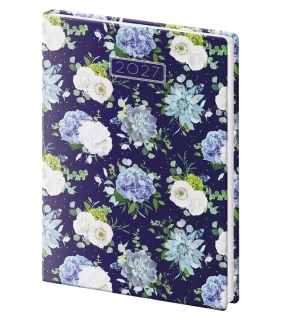 TÝDENNÍ DIÁŘ KAPESNÍ A7 VARIO LYRA FLORAL