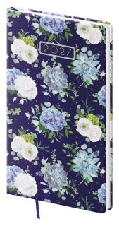 TÝDENNÍ DIÁŘ KAPESNÍ A6 VARIO LYRA FLORAL