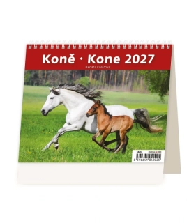 STOLNÍ KALENDÁŘ MINI KONĚ 2027