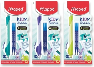 GUMOVACÍ PERO MAPED KIDY LEARN MAGIC + NÁPLŇ 2KS MIX