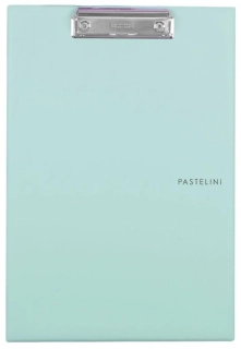 JEDNODESKA S KLIPEM A4 PLAST PASTELINI ZELENÁ