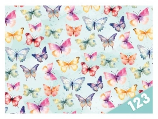 DESKY NA ČÍSLICE BUTTERFLY
