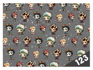 DESKY NA ČÍSLICE ANIME MASCOTS