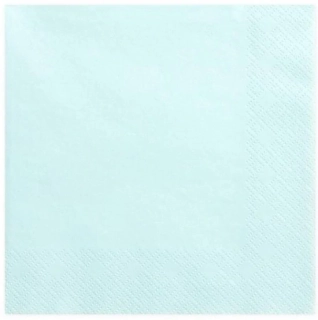 UBROUSKY MAKI 33X33 20 ks SVĚTLE MODRÉ