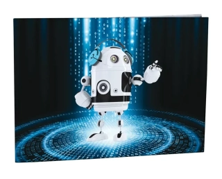 DESKY NA ČÍSLICE FUNNY ROBOTS