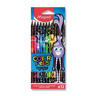 PASTELKY MAPED COLOR'PEPS ANIMALS - 12 BAREV