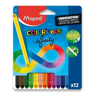 PASTELKY MAPED COLOR'PEPS ANIMALS - 12 BAREV
