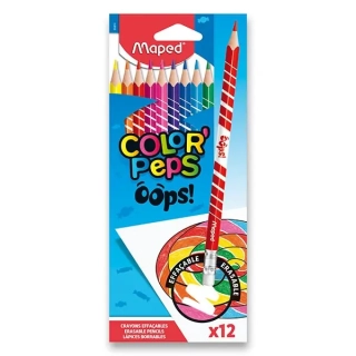 PASTELKY MAPED COLOR'PEPS OOPS - 12 BAREV