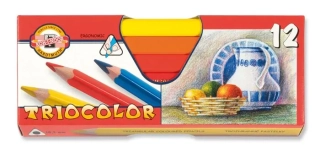 PASTELKY 3152/12 TROJHRANNÉ SILNÉ