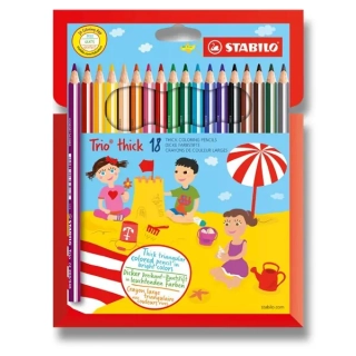 PASTELKA STABILO TRIO - 18 BAREV