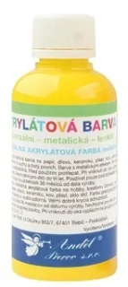 BARVA AKRYLÁTOVÁ 50 G, ŽLUTÁ MATNÁ